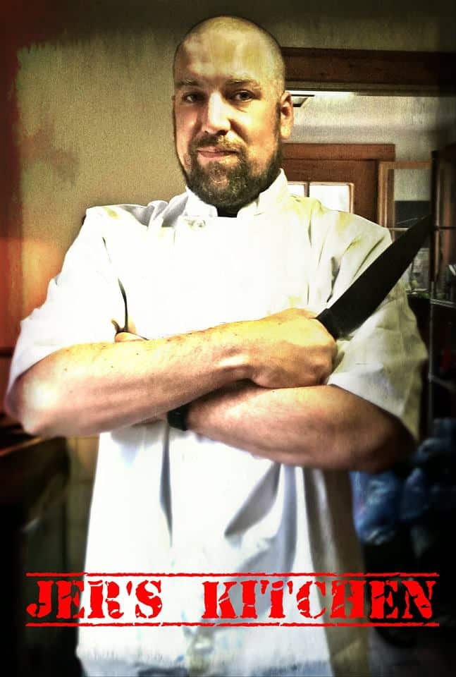 Jer Chapman in the kitchen